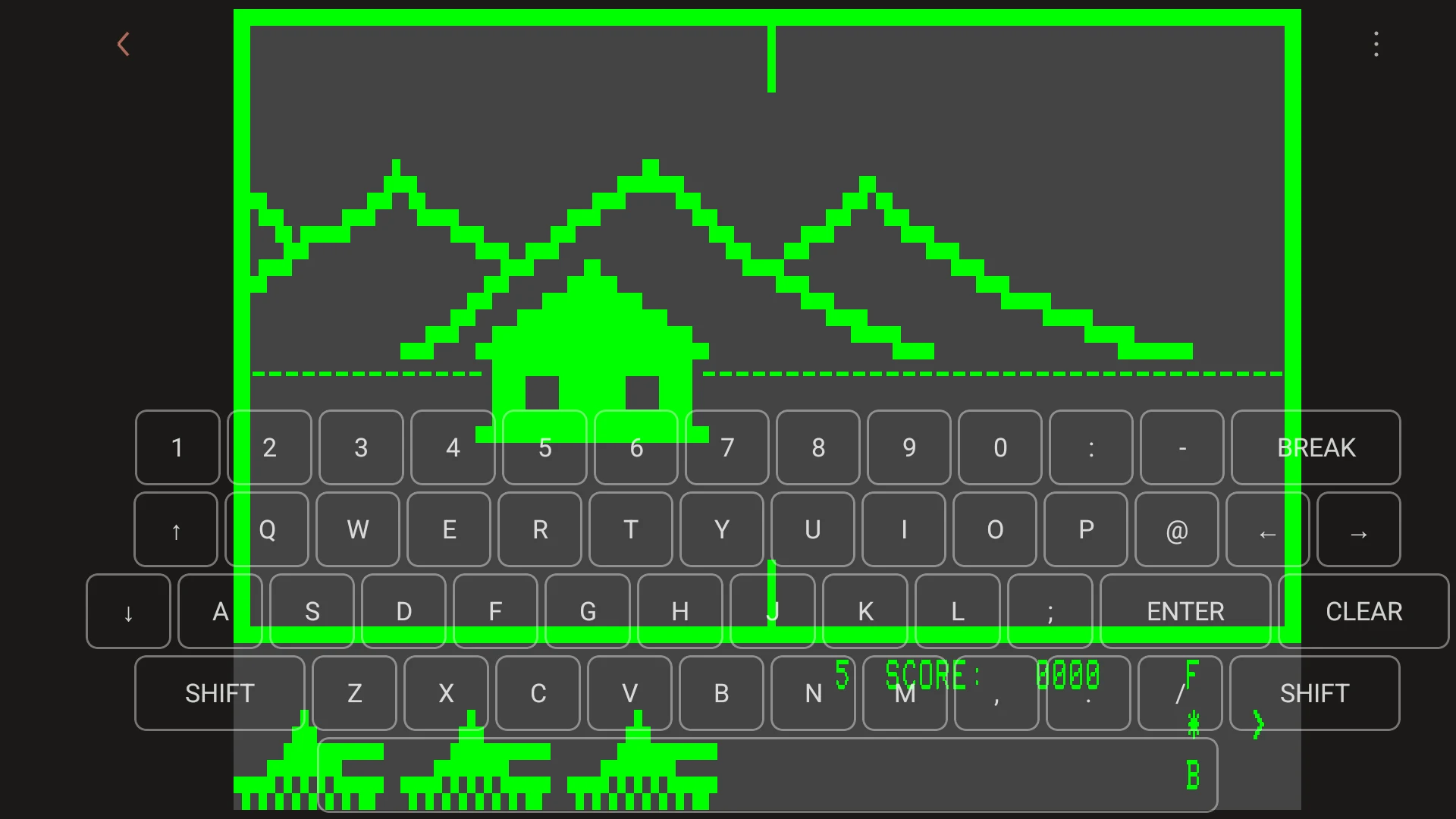 TRS-80 Emulator screenshot